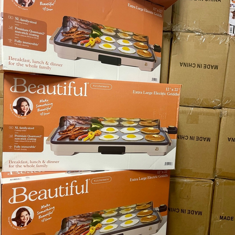 Extra Large Electric Griddle - Silver